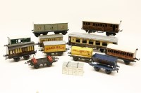 Lot 1280 - A large quantity of Horny 0 Gauge Rolling Stock and accessories to include Pullman Coaches