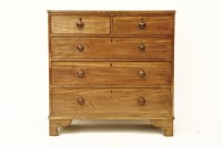Lot 1766 - A 19th century mahogany chest of drawers