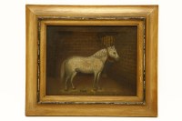 Lot 1601 - English School c.1842
PORTRAIT OF A HORSE IN A STABLE 'TOM'
oil on canvas