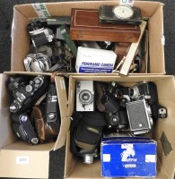 Lot 1277 - A large quantity of cameras