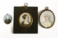 Lot 1137A - A Victorian miniature portrait on ivory of a moustached gentleman
