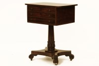 Lot 1611 - A 19th century mahogany occasional table