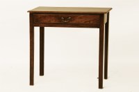 Lot 1623 - A George III mahogany side table