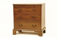 Lot 1651 - A George III mahogany bachelors chest