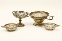 Lot 1118 - A silver twin handled trophy