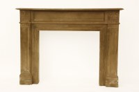 Lot 1612 - An oak and grey stained fire surround