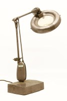 Lot 1393 - An Art Deco table top magnifier light