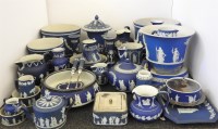 Lot 1331 - A large quantity of late 19th / early 20thC Wedgwood Jasper ware