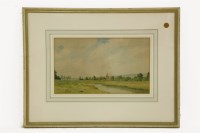 Lot 1524 - Martin Hardie (British 1875- 1952)
River landscape
Watercolour on paper
Signed lower left
23 x 37 cm