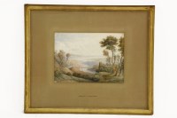 Lot 1522 - Anthony Vandyke Copley Fielding (British 1787- 1855)
Ruined castle in a landscape
Watercolour on paper
Signed and dated 1818 lower right
25 x 28 cm
