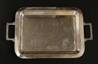 Lot 51 - An Art Deco silver-plated tray