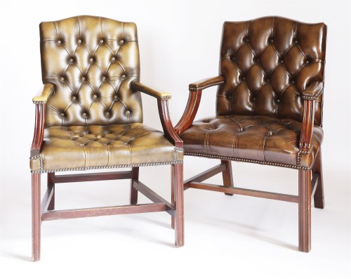 Lot 49 - Two modern library chairs