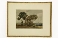 Lot 1531 - Martin Hardie (British 1875- 1952)
Landscape with trees 
Watercolour on paper
Signed lower right
23 x 31 cm