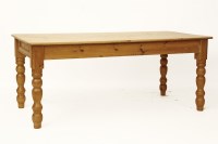 Lot 1824 - A pine kitchen table