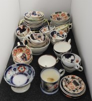 Lot 346 - A large collection of Gaudy Welsh teacups and saucers