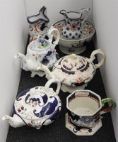 Lot 347 - A collection of Gaudy Welsh ceramics