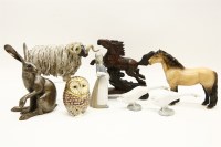 Lot 193 - A collection of model animals