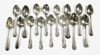 Lot 127 - Seven Victorian silver teaspoons