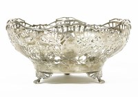 Lot 170 - A pierced silver bowl