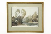 Lot 495 - Sir Russell Flint
RIVER LANDSCAPE
Signed in pencil l.r.