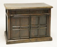 Lot 603 - A Chinese elm cabinet