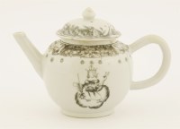 Lot 177 - A Chinese Jesuit ware teapot and cover