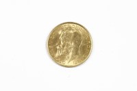 Lot 13 - A half sovereign dated 1914