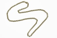 Lot 25 - A 9ct gold belcher link necklace
9.14g