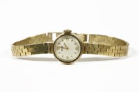 Lot 38G - A ladies 9ct gold Record Geneve mechanical bracelet watch