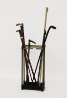 Lot 602 - A collection of walking sticks