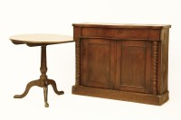 Lot 623 - A Victorian mahogany chiffonier of serpentine outline