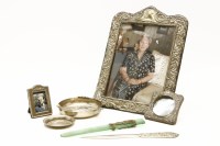 Lot 158 - A silver photograph frame and another similar