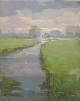 Lot 475 - David Poole (b.1931)
RIVER EVENING
Signed l.l.