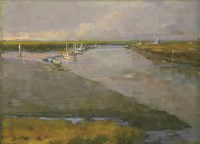 Lot 546 - David Poole (b.1931)
MORSTON QUAY
Signed l.l.