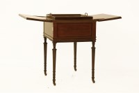 Lot 587 - An Edwardian inlaid mahogany surprise table