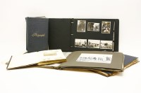 Lot 391 - Five albums of photographs and scraps