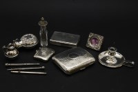Lot 106 - Small silver items