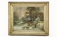 Lot 474 - SHEEP IN A LANDSCAPE 
oil on canvas