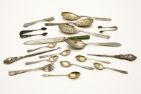 Lot 101 - Five silver tea spoons