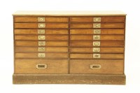 Lot 621 - A collector's chest