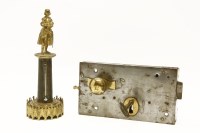 Lot 159 - A Victorian gilt bronze desk thermometer