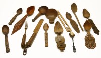 Lot 50 - A 19th century European treen spoon
