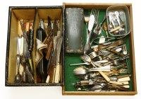 Lot 368 - A collection of mixed cutlery