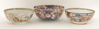 Lot 328 - Two Chinese export famille rose punch bowls