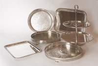 Lot 265 - A miscellaneous group of white metal items