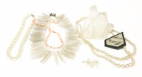 Lot 317 - A collection of unstrung cultured pearls and cultured freshwater pearls