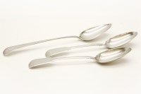 Lot 346 - A George III silver basting spoon