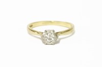 Lot 278 - An 18ct gold single stone diamond ring
2.34g