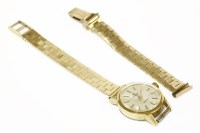 Lot 237 - A ladies gold plated Omega Geneve mechanical watch