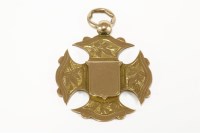 Lot 215 - A 9ct gold Maltese shaped cross medallion